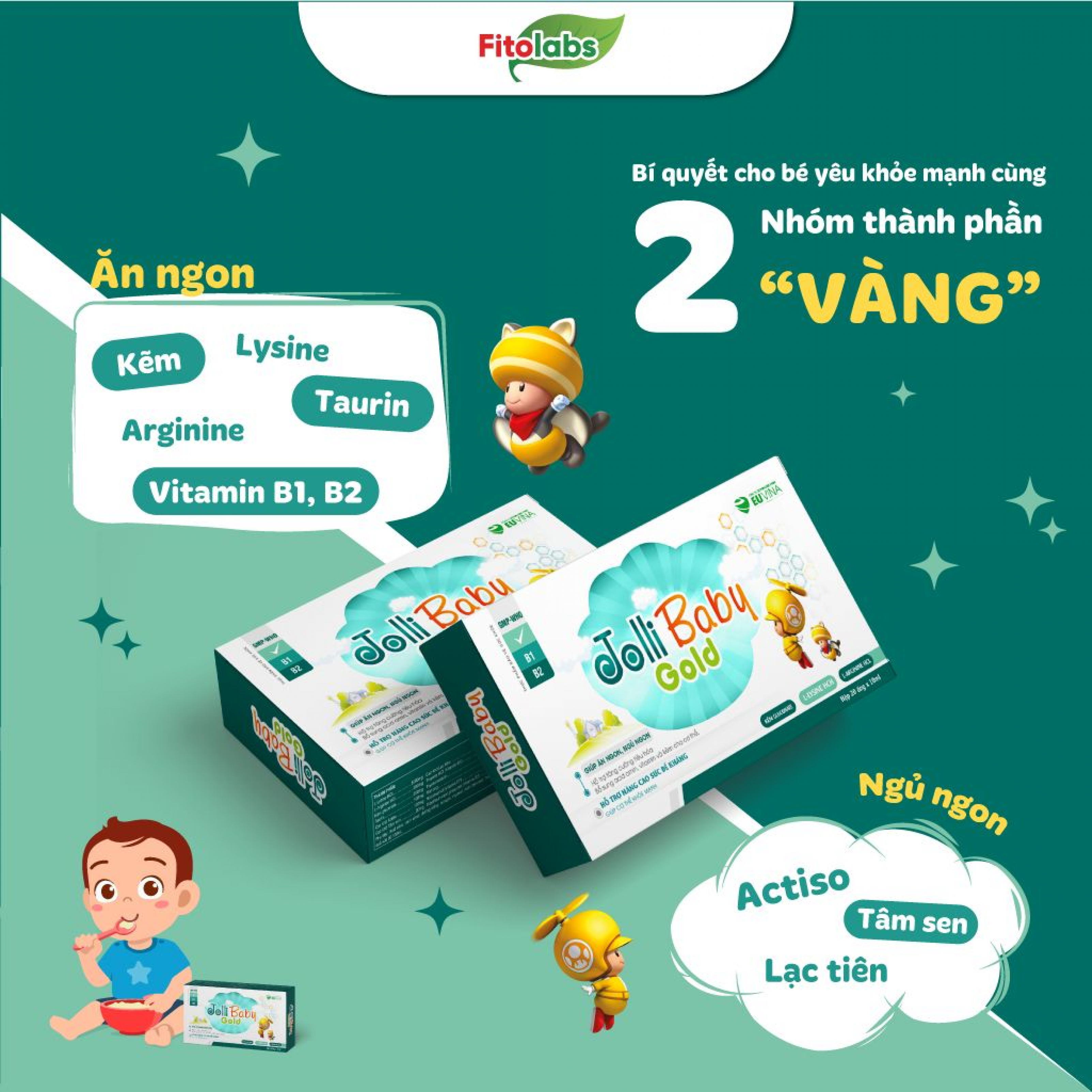 Siro Jolli Baby Gold dùng cho bé mấy tháng tuổi? Mua chính hãng ở đâu?