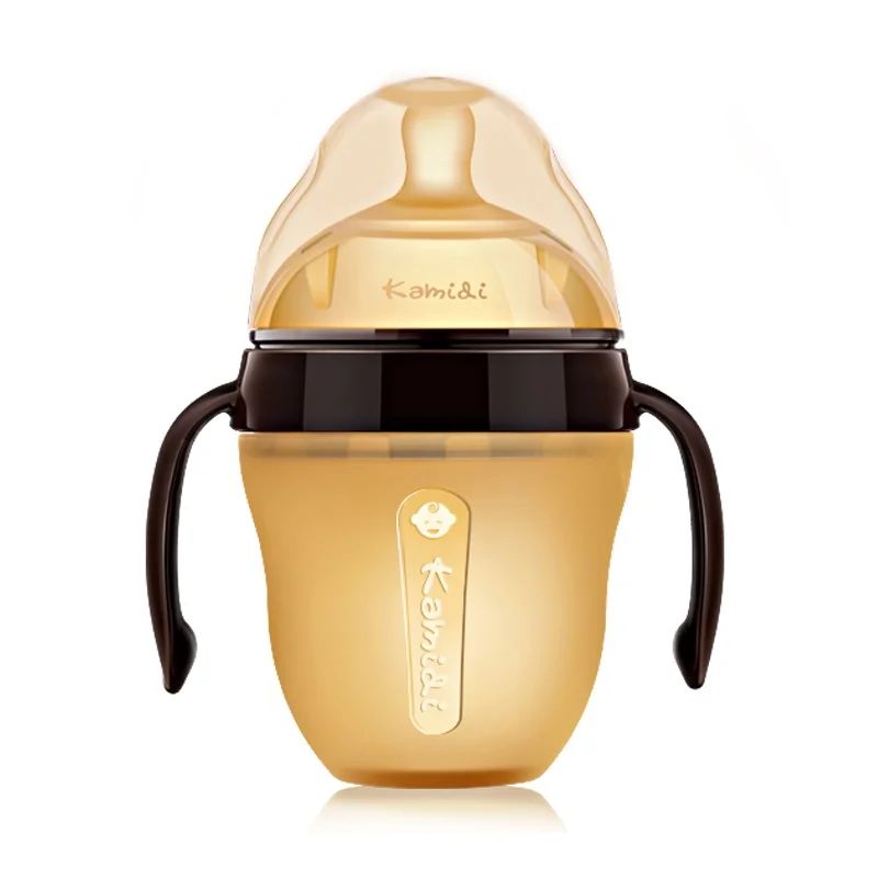 Bình Sữa Kamidi Chất Liệu Silicon Nâu Dung Tích 150ml