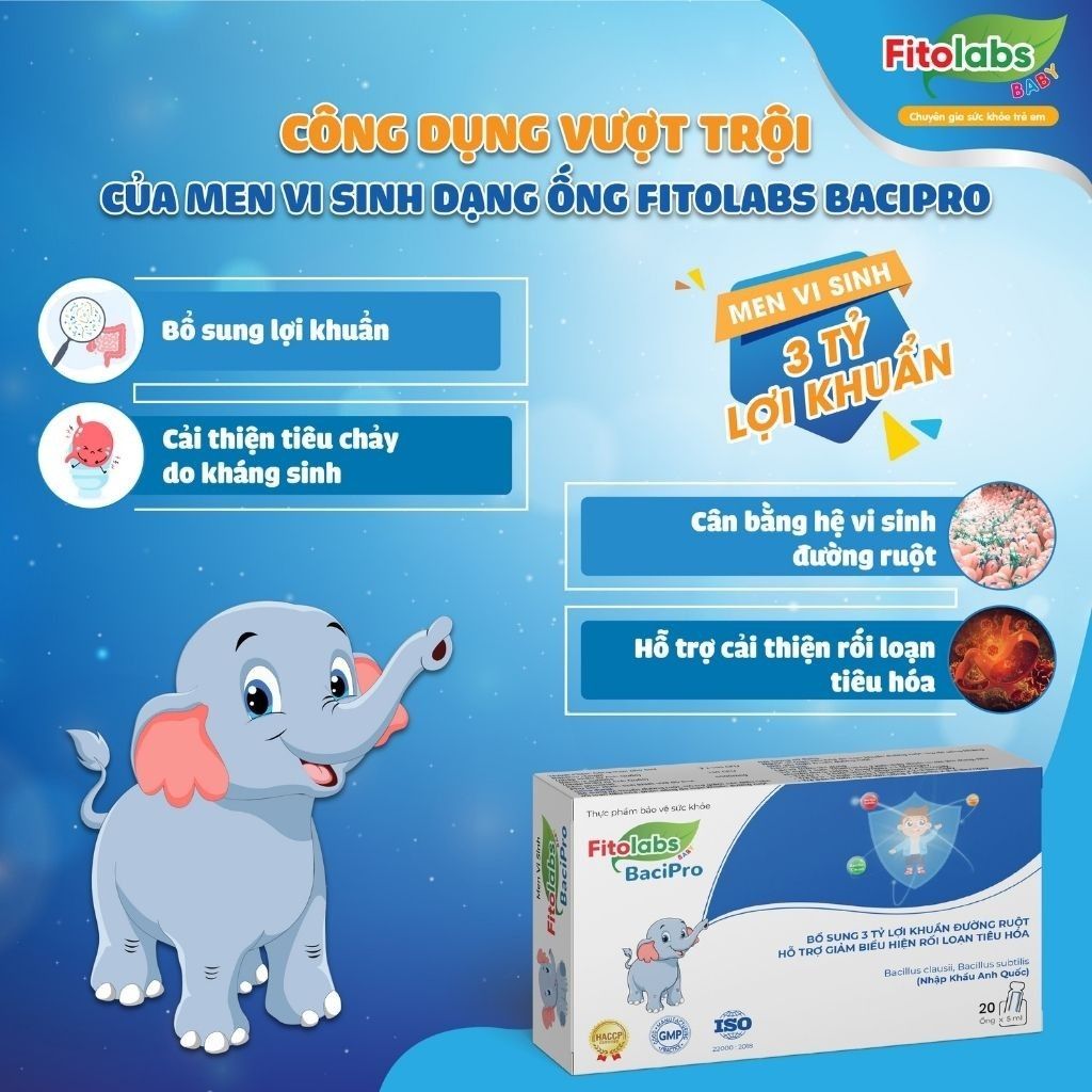 Công dụng của Men vi sinh Fitolabs BaciPro